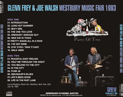GLENN FREY & JOE WALSH / WESTBURY MUSIC FAIR 1993 (2CDR)