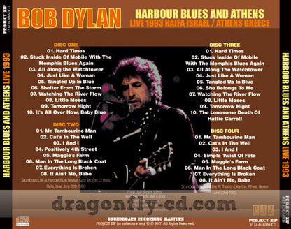 BOB DYLAN / HARBOUR BLUES AND ATHENS Soundboard (4CDR)