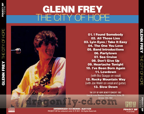 GLENN FREY / LA CIUDAD DE LA ESPERANZA Soundboard (1CDR)