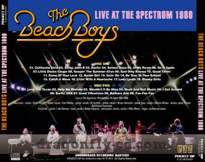 BEACH BOYS / LIVE AT THE SPECTRUM 1980 Soundboard (2CDR)