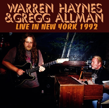 WARREN HAYNES & GREGG ALLMAN / LIVE IN NEW YORK 1992 Soundboard (2CDR)
