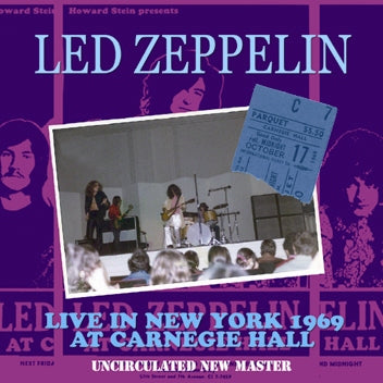LED ZEPPELIN / LIVE IN NEW YORK 1969 UNCIRCULATED NEW MASTER (1CDR)