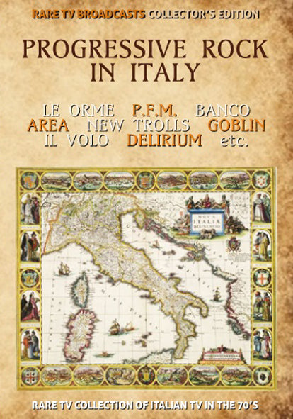 VARIOUS ARTISTS / PROGRESSIVE ROCK IN ITALY (2DVDR)