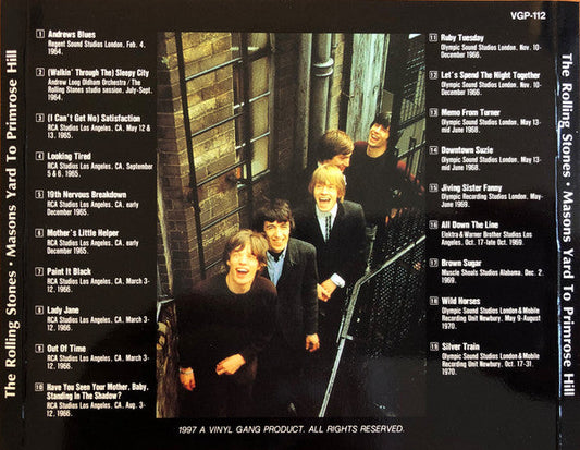 VGP-112 THE ROLLING STONES / MASONS YEARS TO PRIMROSE HILL
