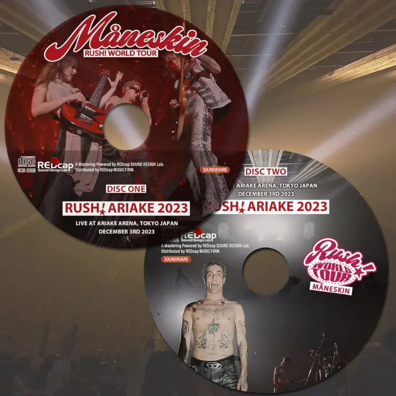 MANESKIN / RUSH! ARIAKE 2023 Soundboard (2CDR)