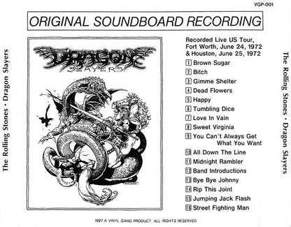 VGP-001 THE ROLLING STONES / DRAGON SLAYER