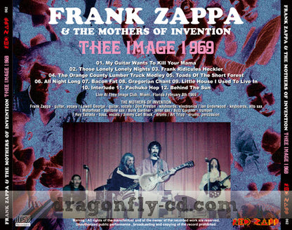 FRANK ZAPPA / THEE IMAGE 1969 (1CDR)