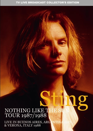 STING / ...NOTHING LIKE THE SUN TOUR 1987 / 1988 PRO-SHOT (2DVDR)