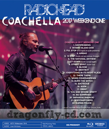 RADIOHEAD / COACHELLA 2017 WEEKEND ONE (1BDR)