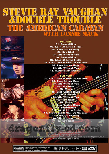 STEVIE RAY VAUGHAN / THE AMERICAN CARAVAN PRO SHOT (2DVDR)