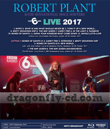 ROBERT PLANT / 6 MUSIC LIVE 2017 PRO-SHOT (1BDR)