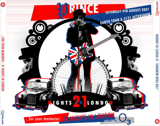PRINCE / For Your Memories The O3 Aug-4-2007 (3CDR)
