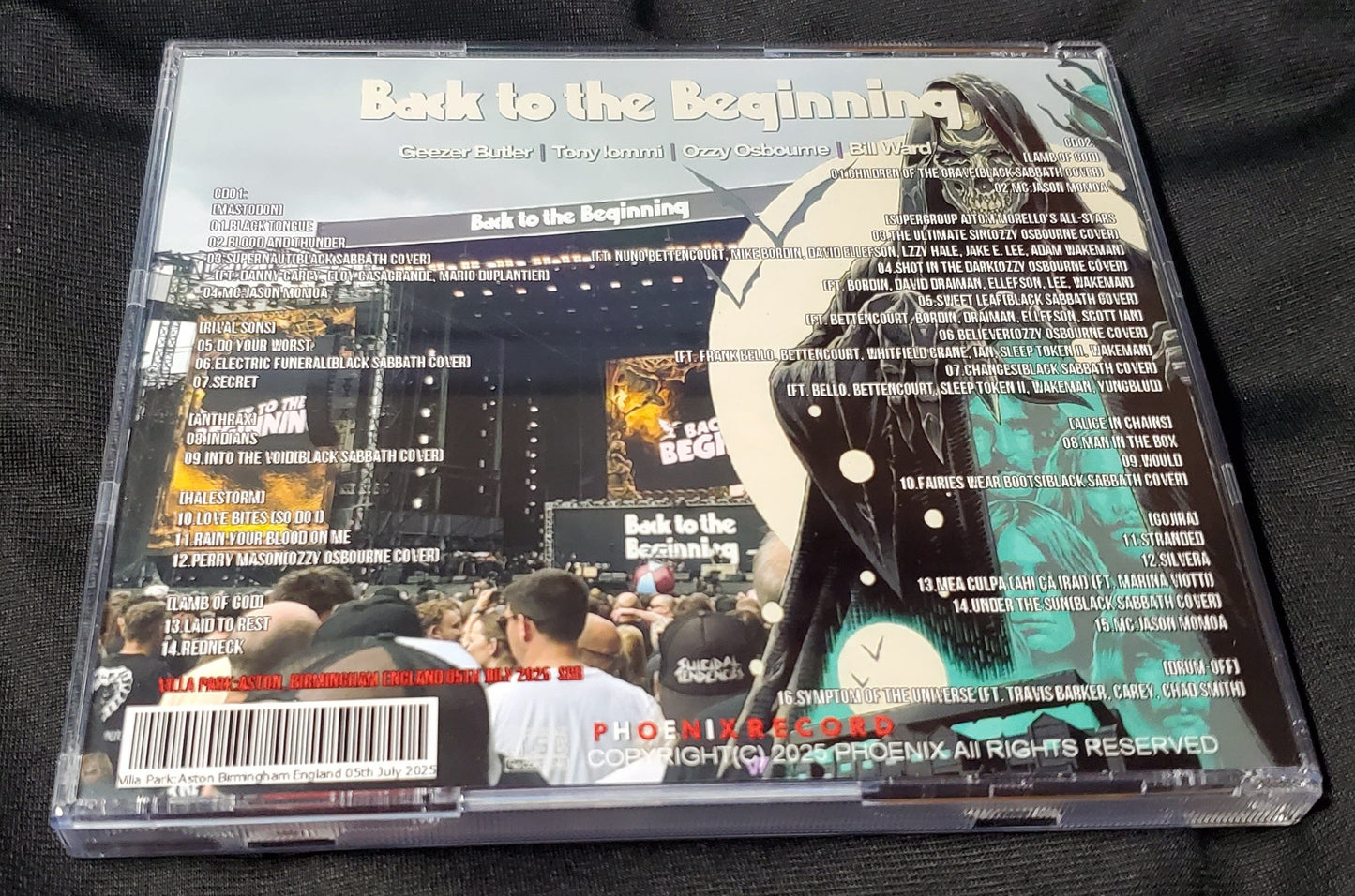 Black Sabbath and friends / Back to the Beginning 2025 (6CDR)