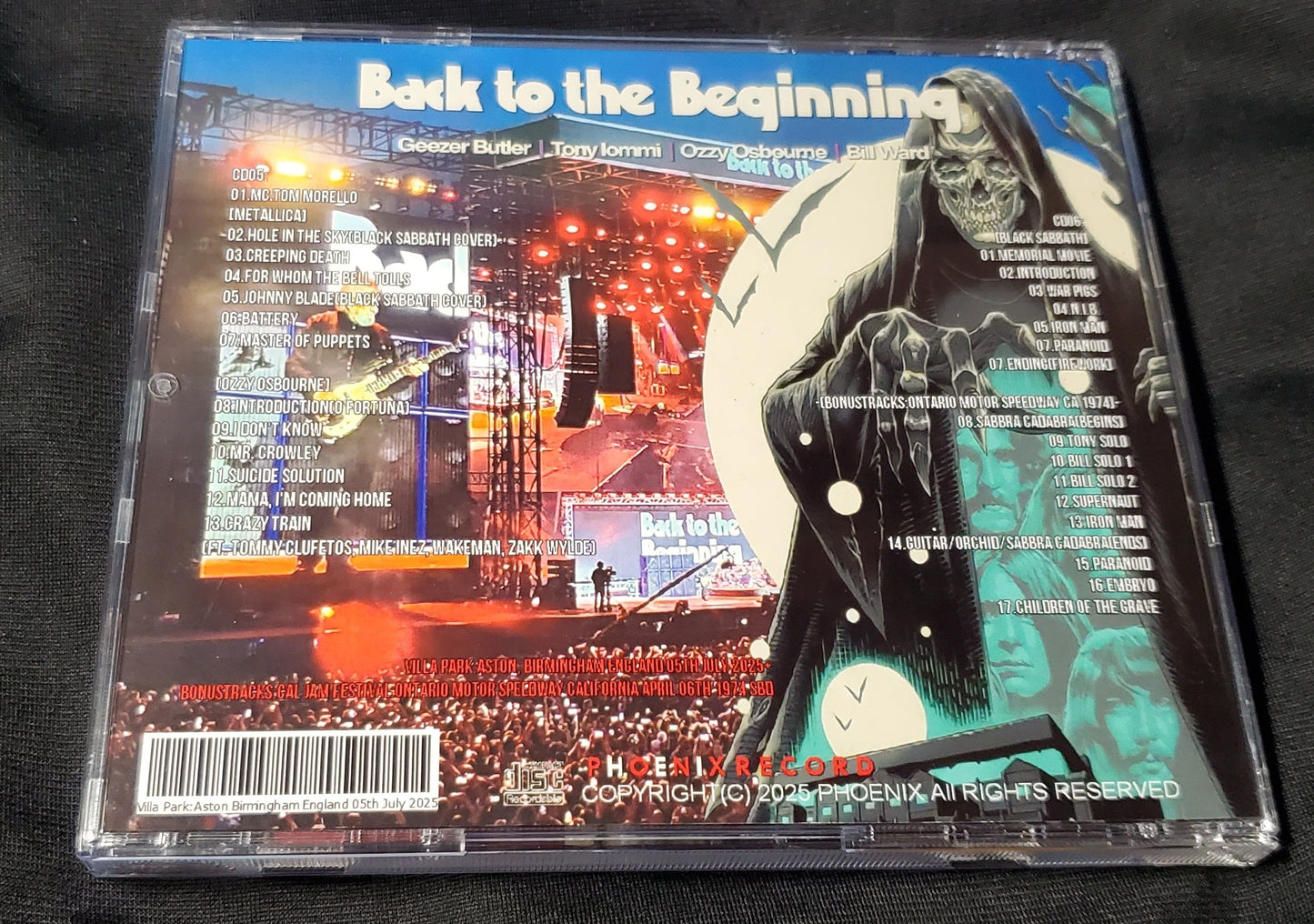 Black Sabbath and friends / Back to the Beginning 2025 (6CDR)