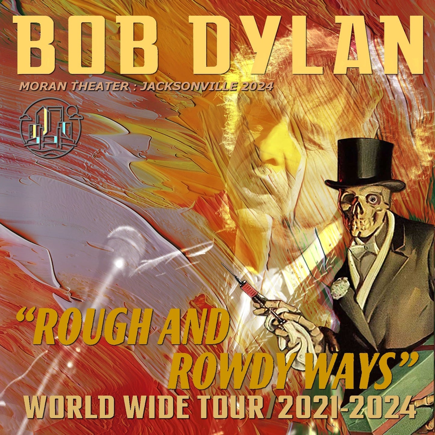 Bob Dylan / Rough and Rowdy Ways World Wide Tour 2024 (2CDR) Moran Theater Jacksonville FL USA