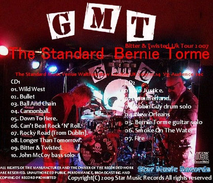 Bernie Torme ｗ/GMT(Guy, McCoy, Torme) / The Standard Music Venue (2CDR)