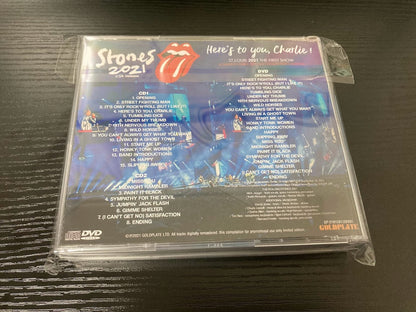The THE Rolling Stones / Here's to You, Charlie No Filter Tour USA St. Louis 2021 First Show (2CD+1DVD)