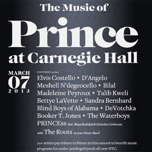 Prince Tribute / Carnegie Hall 2013 Special Edition (2CDR+1DVDR)