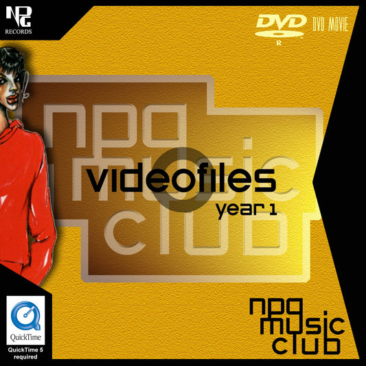 PRINCE / NPG Music Club Video Files (CDR-Rom+DVDR)