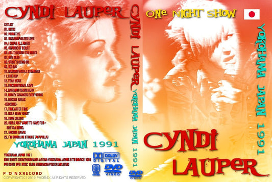 CYNDI LAUPER / in Yokohama Japan 1991 One Night Show Yokohama Arena (1DVDR)