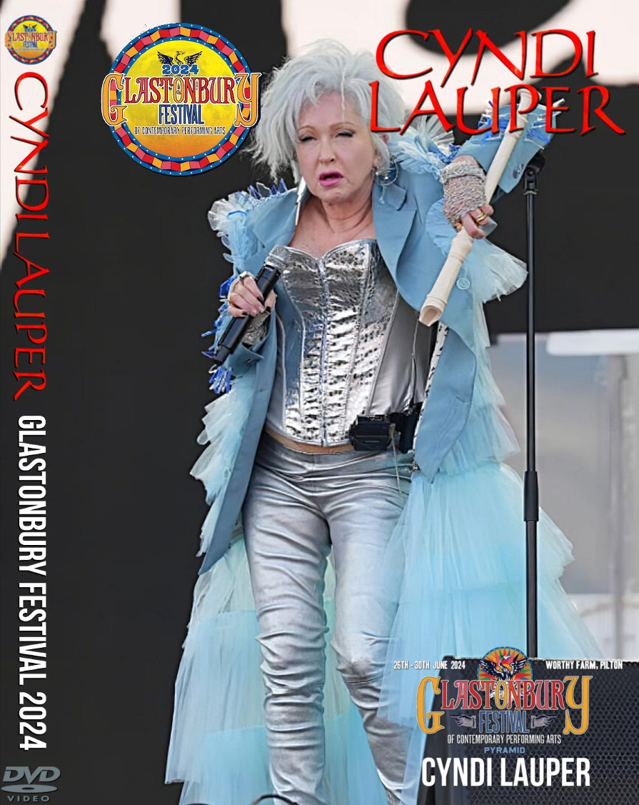 Cyndi Lauper / Glastonbury Festival 2024 Ripresa professionale (1DVDR)