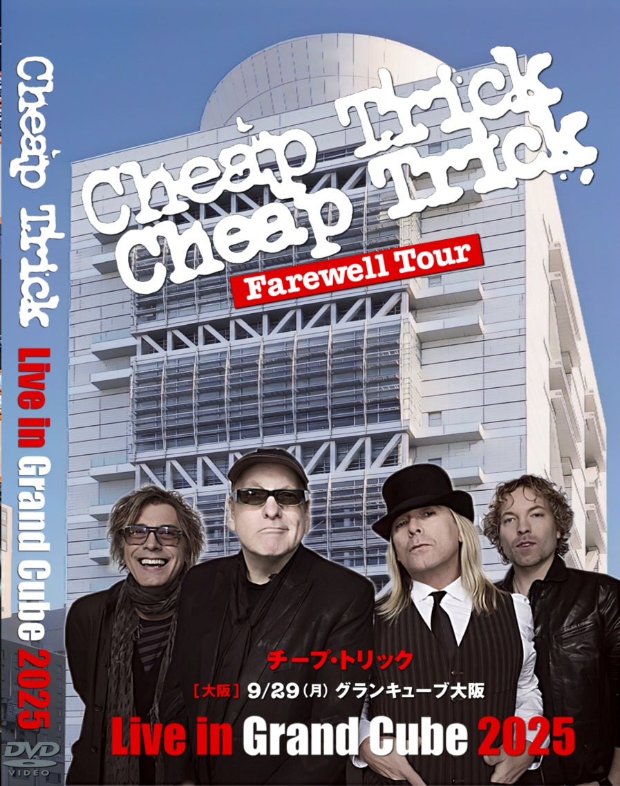 Cheap Trick / Farewell Japan Tour 2025 Giappone spettacolo uno (1DVDR)