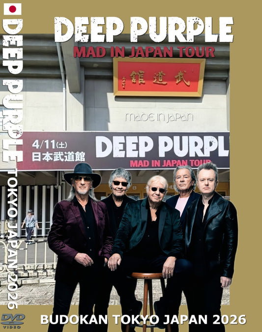Deep Purple / Mad in Japan Tour 2026 Nippon Budokan (1DVDR)