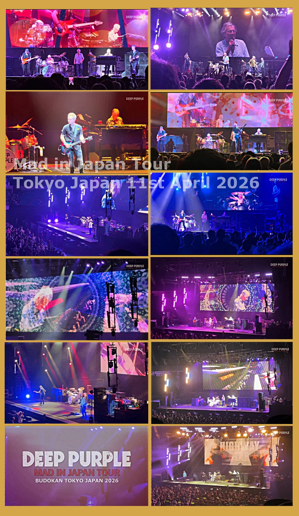 Deep Purple / Mad in Japan Tour 2026 Nippon Budokan (1BDR) – WORLD