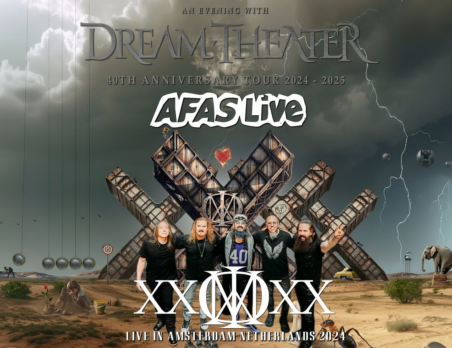 Dream Theater / 40th Anniversary Tour 2024 (3CDR) Amsterdam Netherlands