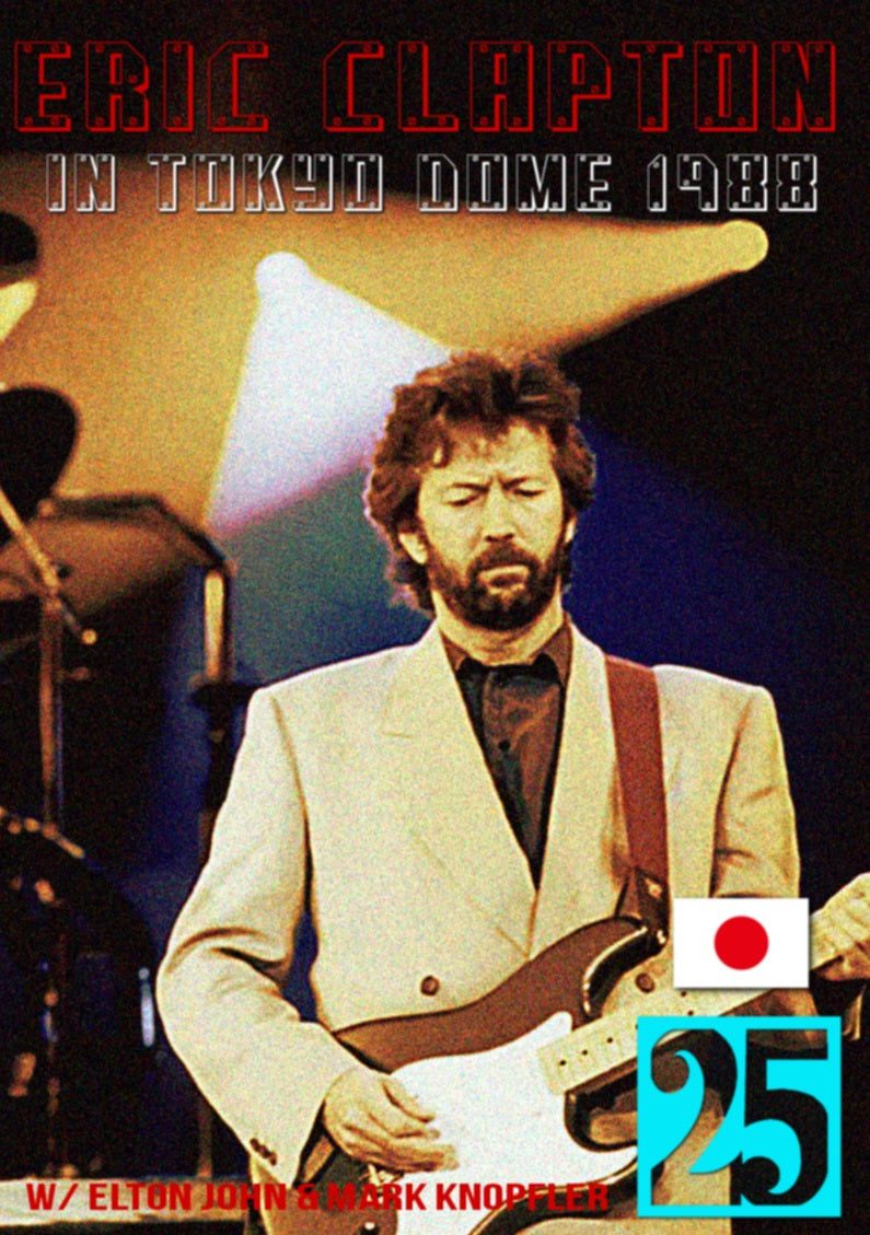 ERIC CLAPTON / 25th Anniversary Japan Tour 1988 PRO-SHOT (1DVDR)
