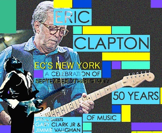 ERIC CLAPTON / A Celebration of 50 Years of Music in New York 2017 Madison Square Garden (4CDR)