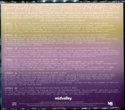 Prince Hit 'N' Run 2015 Soundboard 6CD Picture Discs Mid Valley
