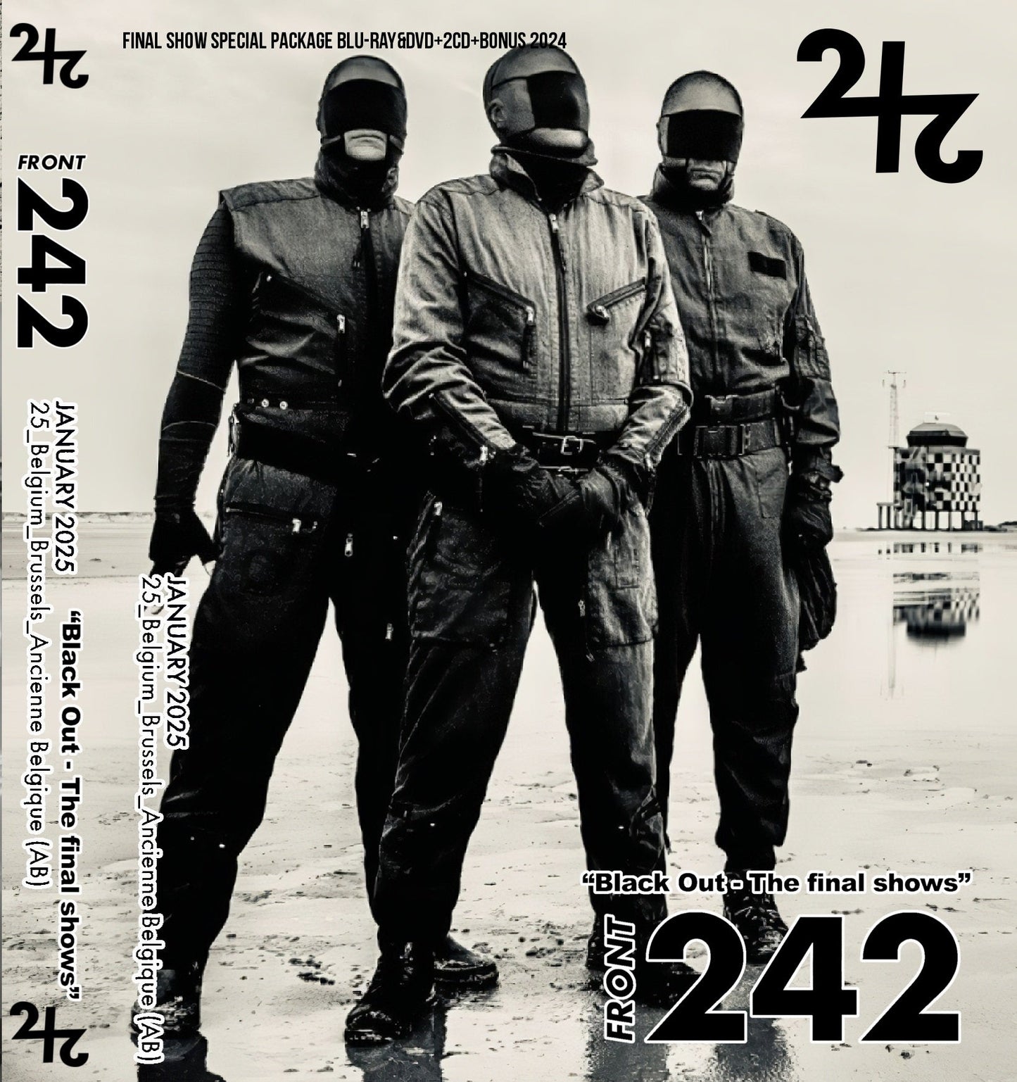 Front 242 / Blackout: The Final Shows 2025, versión especial de 4 discos (1 BDR, 1 DVDR y 2 CDR)
