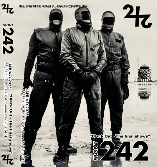 Front 242 / Blackout: The Final Shows 2025, versión especial de 4 discos (1 BDR, 1 DVDR y 2 CDR)