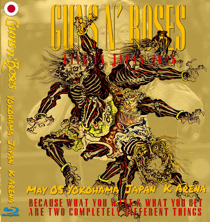 Guns N’ Roses / Because What You Want & What You Get Are Two Completely Different Things Japan Tour 2025 (2BDR)