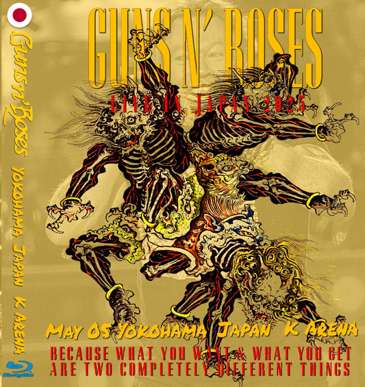 Guns N' Roses / Porque lo que quieres y lo que obtienes son dos cosas completamente diferentes. Gira por Japón 2025 (2BDR)