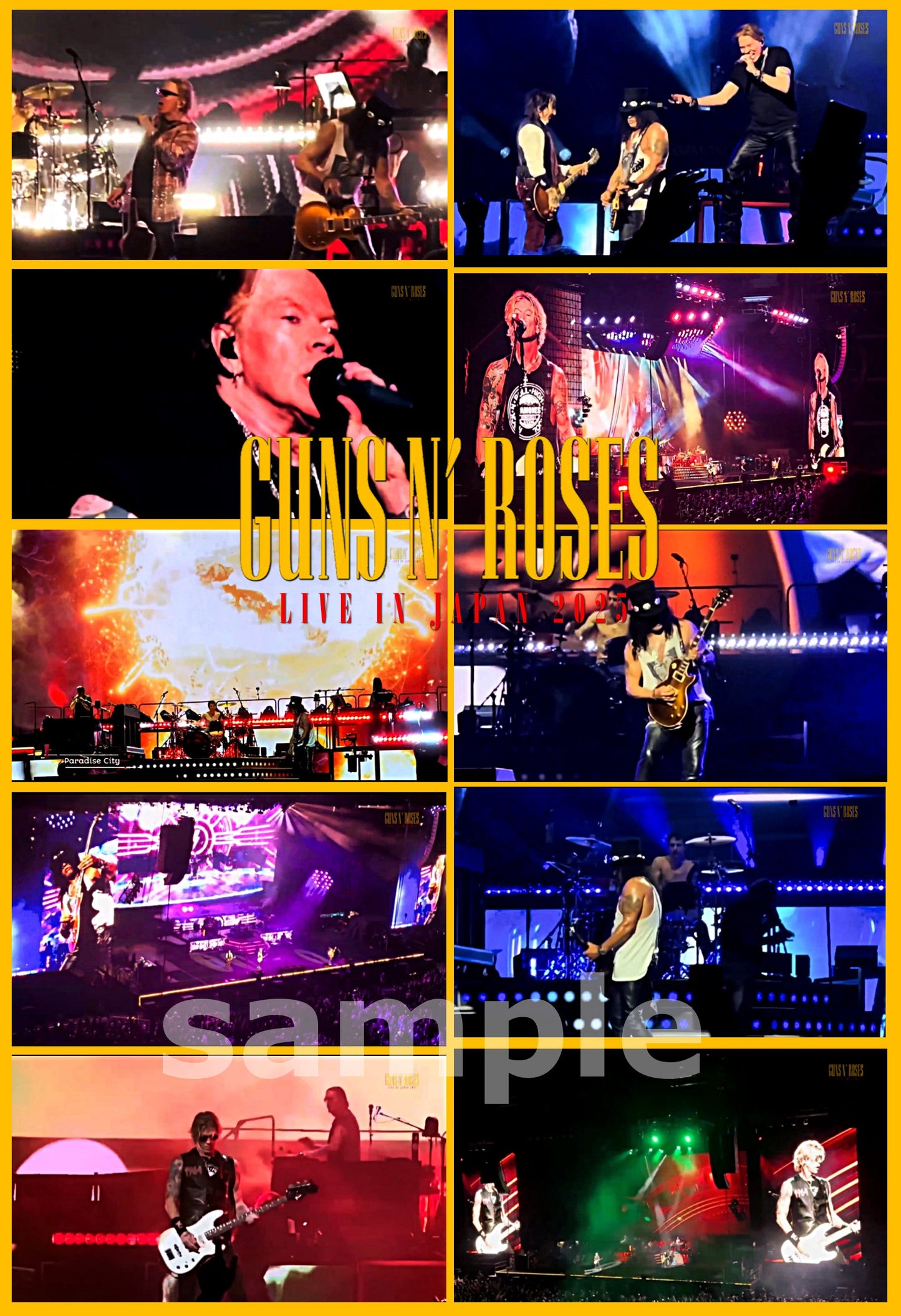 Guns N’ Roses / Because What You Want & What You Get Are Two Completely Different Things Japan Tour 2025 (2BDR)