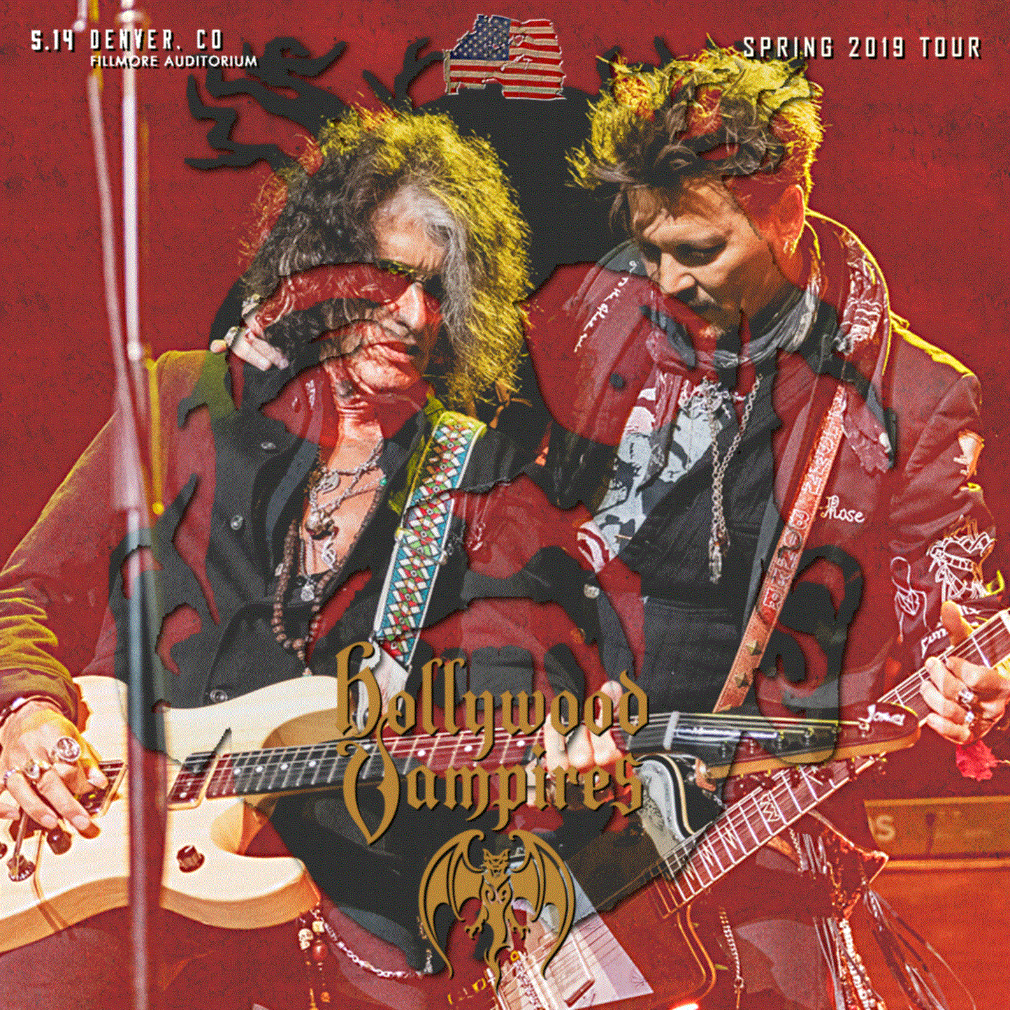 Hollywood Vampires Johnny Depp / Spring 2019 Tour Fillmore Auditorium (2CDR)