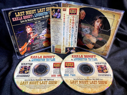 Karla Bonoff & Livingston Taylor / Last night, Last Show Live In Osaka 2023 (2CDR)