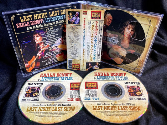 Karla Bonoff & Livingston Taylor / Last night, Last Show Live In Osaka 2023 (2CDR)
