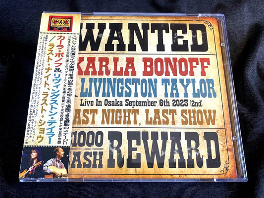 Karla Bonoff & Livingston Taylor / Last night, Last Show Live In Osaka 2023 (2CDR)