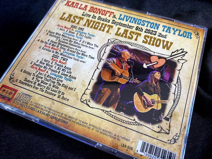 Karla Bonoff & Livingston Taylor / Last night, Last Show Live In Osaka 2023 (2CDR)
