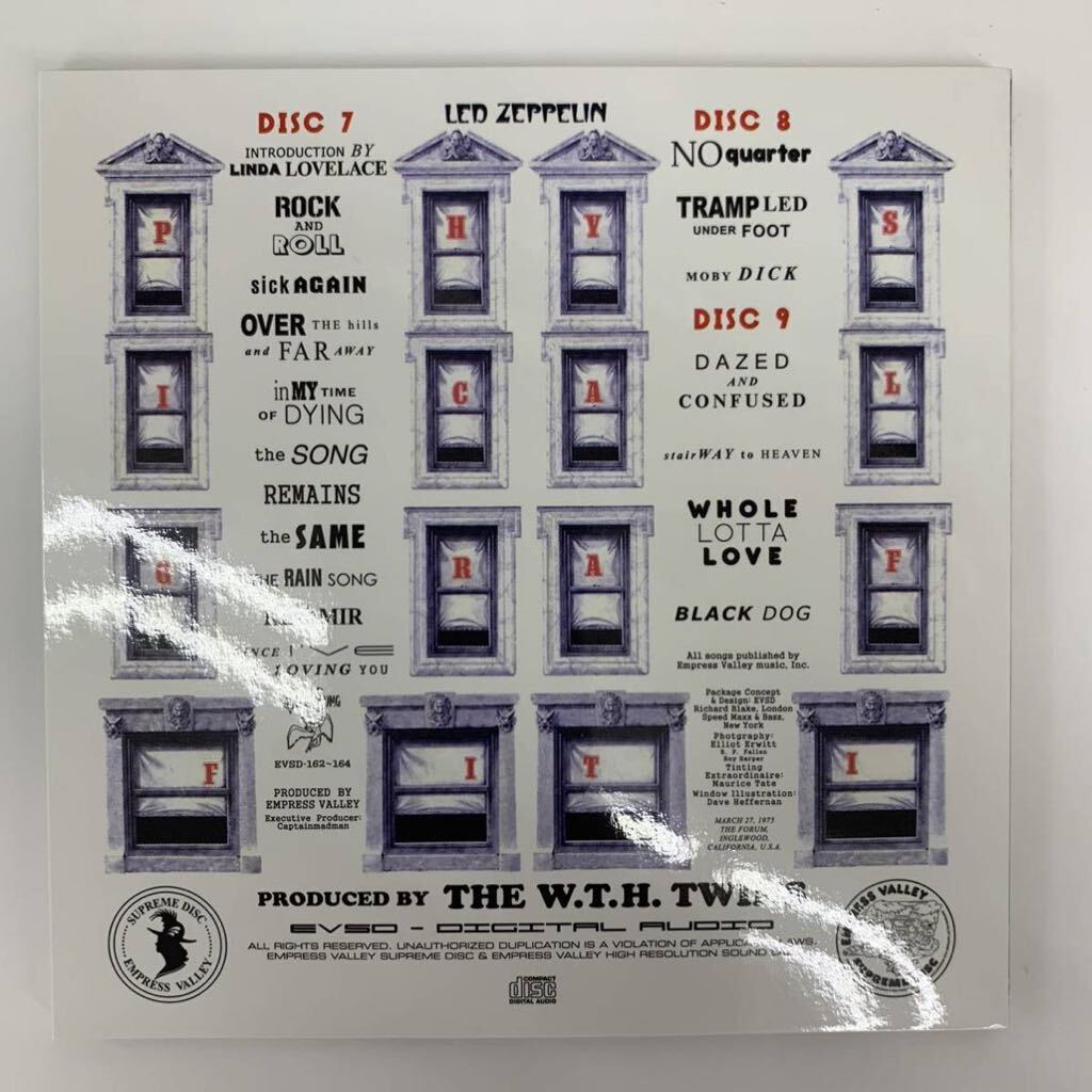 LED ZEPPELIN / DEEP THROAT 1975 LA Prototype (9CD BOX) with Photo panel board