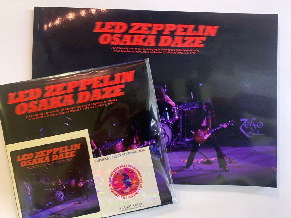 洋楽 led zeppelin jiraiya live in osaka box LED ZEPPELIN / OSAKA DAZE (Photo Book 146page+1CD) – WORLD MUSIC LOVER