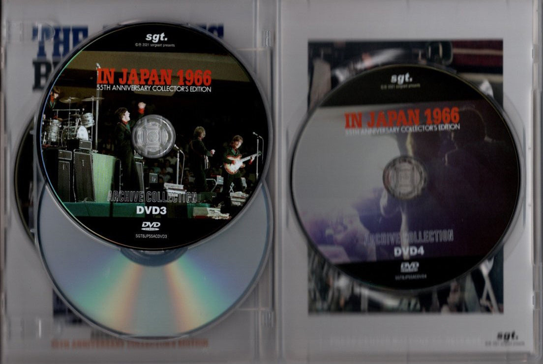 THE BEATLES / IN JAPAN 1966 ARCHIVE COLLECTION (4DVD)