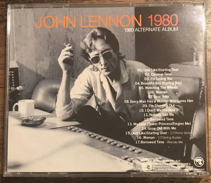 John Lennon 1980 Alternate Album CD 1 Disc 17 Tracks Monkey Crown
