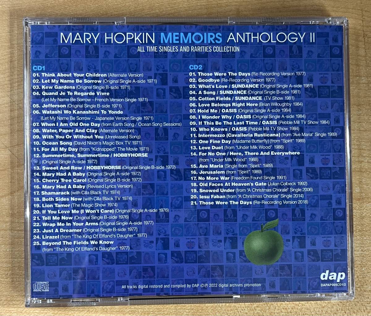 MARY HOPKIN / MEMOIRS ANTHOLOGY II (2CD)