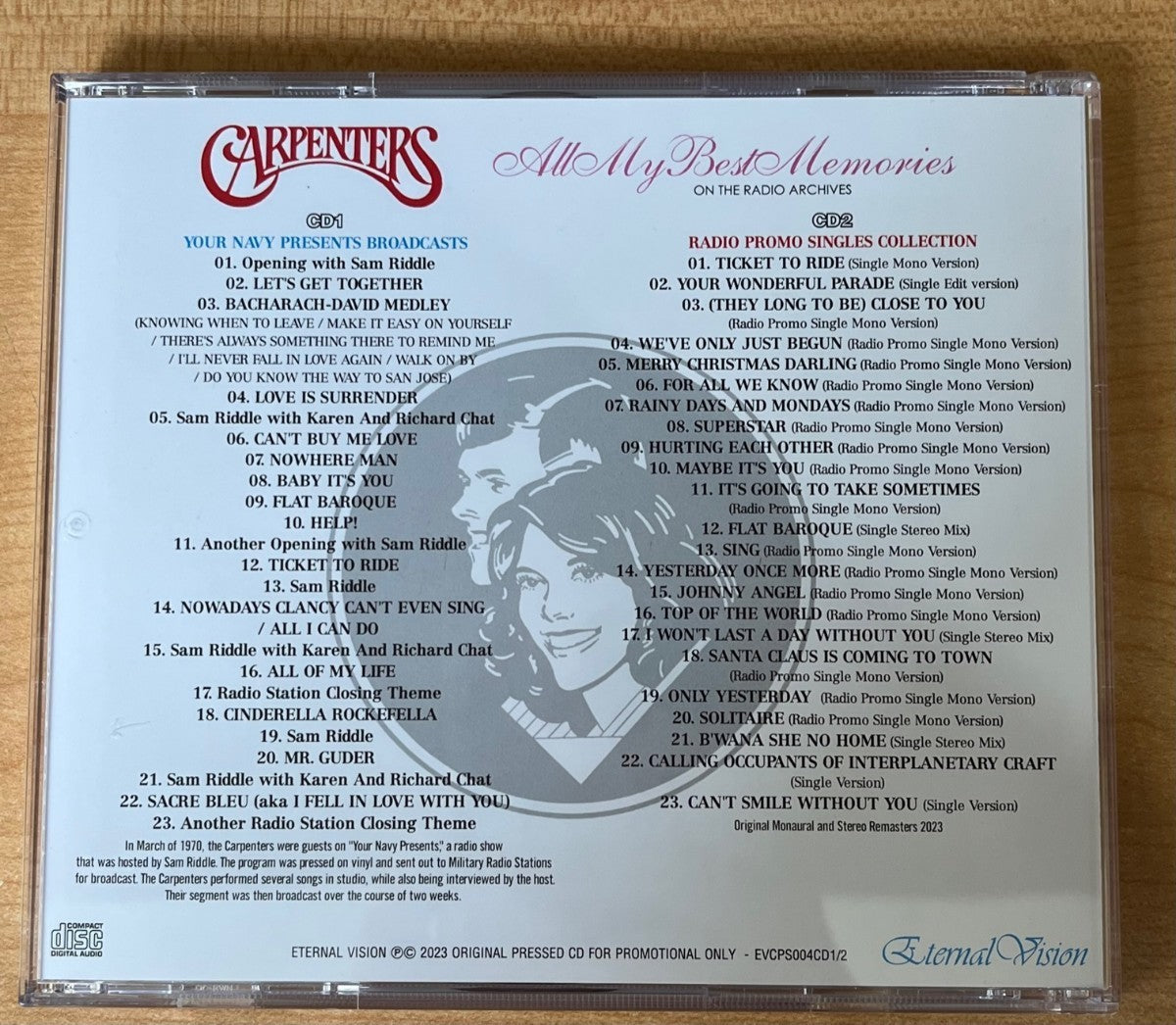 CARPENTERS / AT THE BBC 1971-1976 & MAKE YOUR OWN KIND OF MUSIC 4 other title sets (5CD+3DVD)