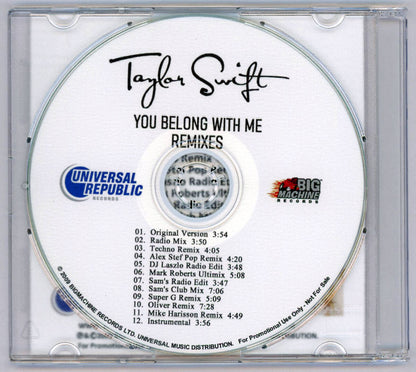 Taylor Swift / YOU BELONG WITH ME Remixes (1CD)