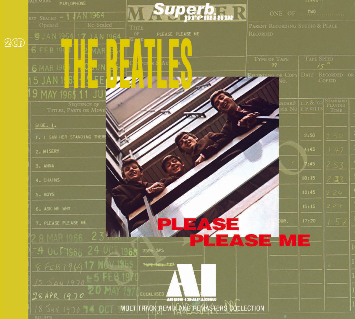 THE BEATLES / PLEASE PLEASE ME AI AUDIO COMPANION MULTITRACK REMIX AND REMASTERS COLLECTION (2CD)
